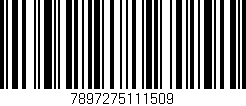 Código de barras (EAN, GTIN, SKU, ISBN): '7897275111509'