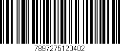 Código de barras (EAN, GTIN, SKU, ISBN): '7897275120402'