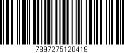 Código de barras (EAN, GTIN, SKU, ISBN): '7897275120419'