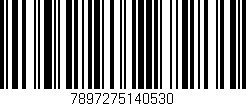 Código de barras (EAN, GTIN, SKU, ISBN): '7897275140530'