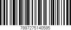 Código de barras (EAN, GTIN, SKU, ISBN): '7897275140585'