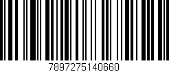 Código de barras (EAN, GTIN, SKU, ISBN): '7897275140660'