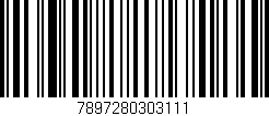 Código de barras (EAN, GTIN, SKU, ISBN): '7897280303111'