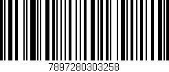 Código de barras (EAN, GTIN, SKU, ISBN): '7897280303258'