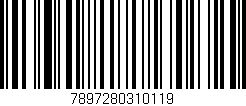 Código de barras (EAN, GTIN, SKU, ISBN): '7897280310119'