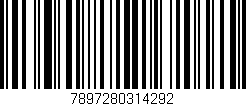 Código de barras (EAN, GTIN, SKU, ISBN): '7897280314292'