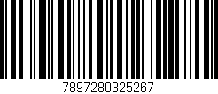 Código de barras (EAN, GTIN, SKU, ISBN): '7897280325267'