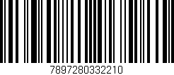 Código de barras (EAN, GTIN, SKU, ISBN): '7897280332210'