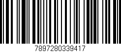 Código de barras (EAN, GTIN, SKU, ISBN): '7897280339417'