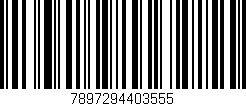 Código de barras (EAN, GTIN, SKU, ISBN): '7897294403555'