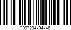 Código de barras (EAN, GTIN, SKU, ISBN): '7897294404446'