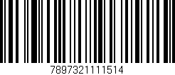 Código de barras (EAN, GTIN, SKU, ISBN): '7897321111514'