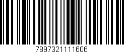 Código de barras (EAN, GTIN, SKU, ISBN): '7897321111606'