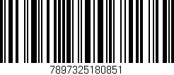 Código de barras (EAN, GTIN, SKU, ISBN): '7897325180851'