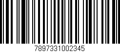 Código de barras (EAN, GTIN, SKU, ISBN): '7897331002345'