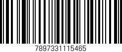 Código de barras (EAN, GTIN, SKU, ISBN): '7897331115465'