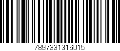 Código de barras (EAN, GTIN, SKU, ISBN): '7897331316015'