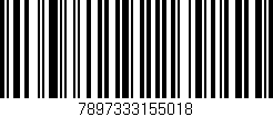 Código de barras (EAN, GTIN, SKU, ISBN): '7897333155018'