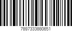 Código de barras (EAN, GTIN, SKU, ISBN): '7897333880651'