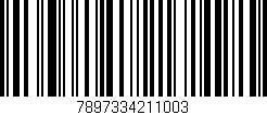 Código de barras (EAN, GTIN, SKU, ISBN): '7897334211003'