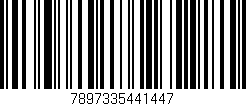 Código de barras (EAN, GTIN, SKU, ISBN): '7897335441447'