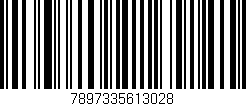 Código de barras (EAN, GTIN, SKU, ISBN): '7897335613028'