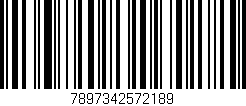 Código de barras (EAN, GTIN, SKU, ISBN): '7897342572189'