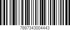 Código de barras (EAN, GTIN, SKU, ISBN): '7897343004443'