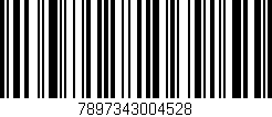 Código de barras (EAN, GTIN, SKU, ISBN): '7897343004528'