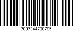 Código de barras (EAN, GTIN, SKU, ISBN): '7897344700795'