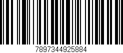 Código de barras (EAN, GTIN, SKU, ISBN): '7897344925884'
