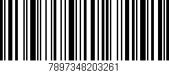 Código de barras (EAN, GTIN, SKU, ISBN): '7897348203261'