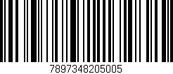 Código de barras (EAN, GTIN, SKU, ISBN): '7897348205005'