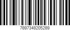 Código de barras (EAN, GTIN, SKU, ISBN): '7897348205289'