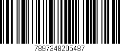 Código de barras (EAN, GTIN, SKU, ISBN): '7897348205487'