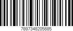 Código de barras (EAN, GTIN, SKU, ISBN): '7897348205685'
