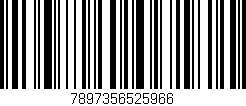 Código de barras (EAN, GTIN, SKU, ISBN): '7897356525966'