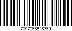 Código de barras (EAN, GTIN, SKU, ISBN): '7897356526758'