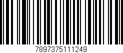 Código de barras (EAN, GTIN, SKU, ISBN): '7897375111249'