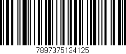 Código de barras (EAN, GTIN, SKU, ISBN): '7897375134125'