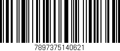 Código de barras (EAN, GTIN, SKU, ISBN): '7897375140621'