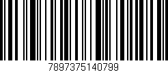 Código de barras (EAN, GTIN, SKU, ISBN): '7897375140799'