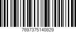 Código de barras (EAN, GTIN, SKU, ISBN): '7897375140829'