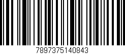 Código de barras (EAN, GTIN, SKU, ISBN): '7897375140843'