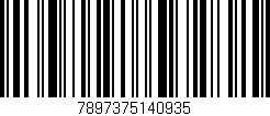 Código de barras (EAN, GTIN, SKU, ISBN): '7897375140935'