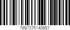 Código de barras (EAN, GTIN, SKU, ISBN): '7897375140997'