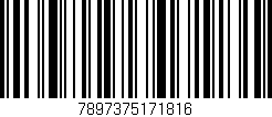 Código de barras (EAN, GTIN, SKU, ISBN): '7897375171816'