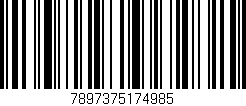 Código de barras (EAN, GTIN, SKU, ISBN): '7897375174985'