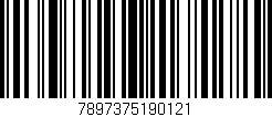 Código de barras (EAN, GTIN, SKU, ISBN): '7897375190121'