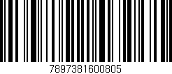 Código de barras (EAN, GTIN, SKU, ISBN): '7897381600805'